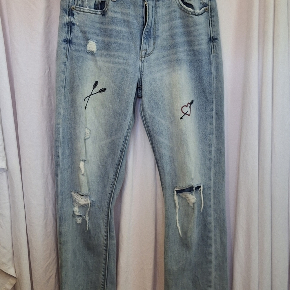 Lucky Brand Light Blue Distressed Women's Jeans - Picture 1 of 4